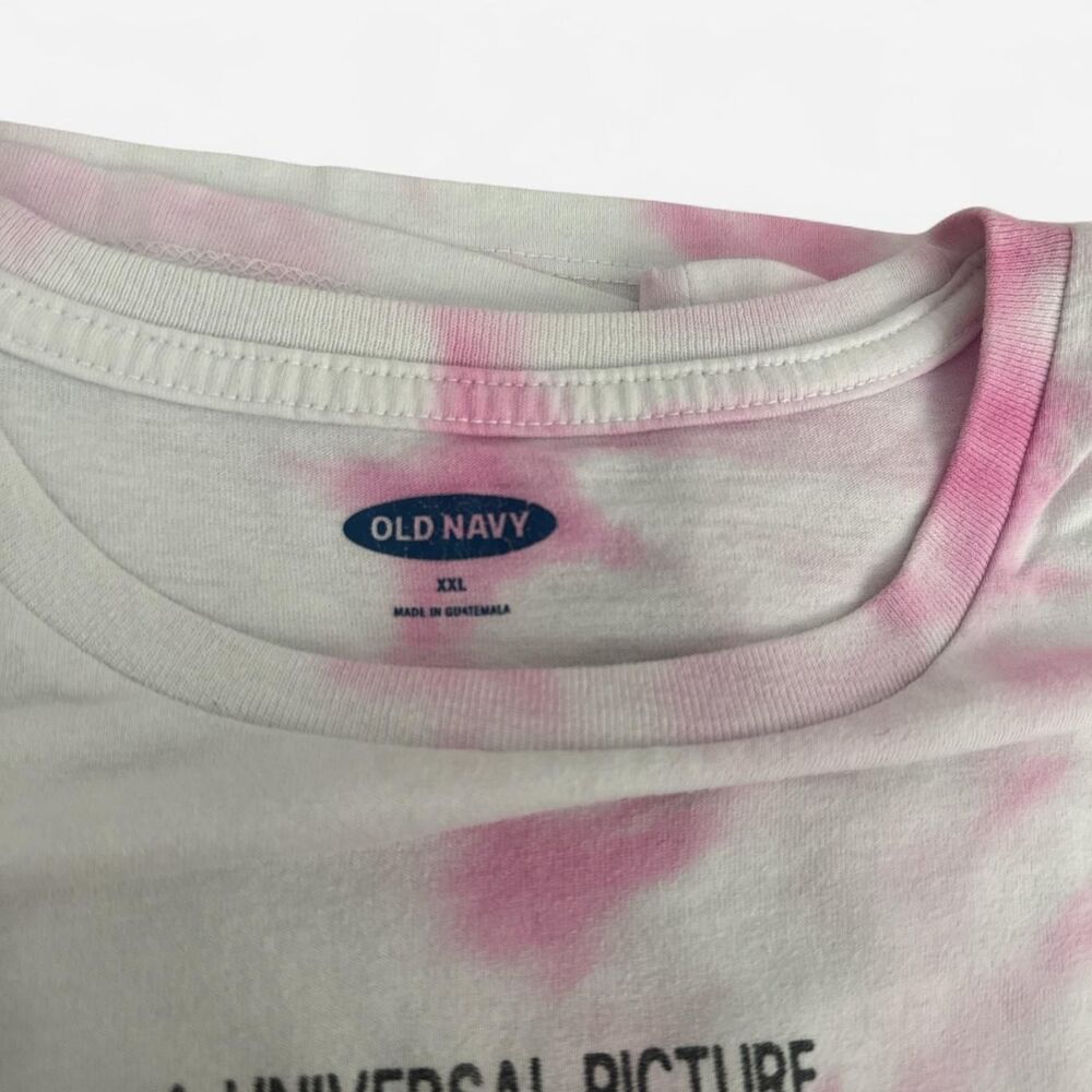 Custom made Universal Monsters X Old Navy Dracula tee shirt tie-dye pink! - Picture 3 of 3